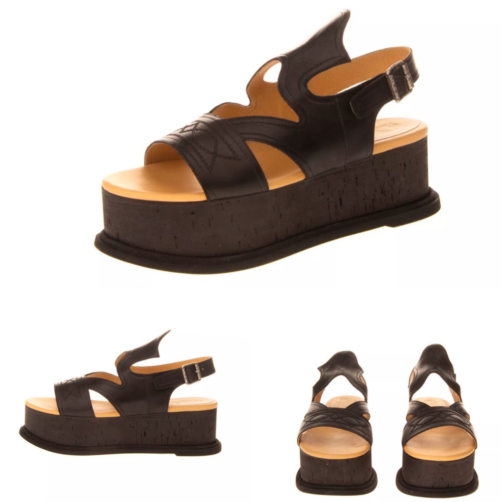 MM6 MAISON MARGIELA Leather Slingback Sandals